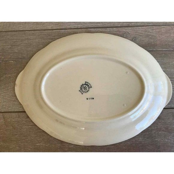 Vintage Franciscan Apple Oval Serving Platter 14” x 10” Made In California - Picture 5 of 7